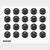 Classy Spa Envelope Seal Ronde Sticker (Vel)