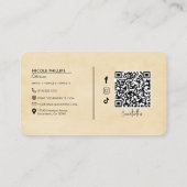 Classy Spa schoonheidstechnicus estheticus Visitekaartje (Achterkant)