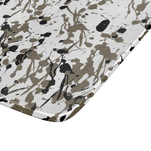 Classy Splash en Drip Art Glass Snijplank (Hoek)