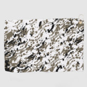 Classy Splash en Drip Art Golfhanddoek (Horizontaal)