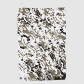 Classy Splash en Drip Art Golfhanddoek (Voorkant)