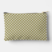 Classy Spring Fern Green Gingham Check patroon Etui (Achterkant)