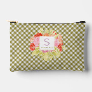Classy Spring Fern Green Gingham Check patroon Etui