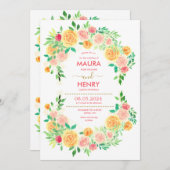 Classy Spring Wildflower Meadow Garden Kaart (Voorkant / Achterkant)