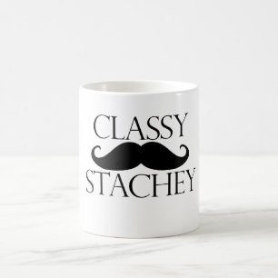 Classy Stache Mustache Koffiemok