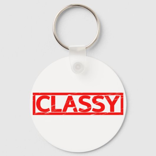 Classy Stamp Sleutelhanger (Voorkant)