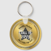 Classy Star Gold Class of 2023 Afstuderen Sleutelhanger (Voorkant)