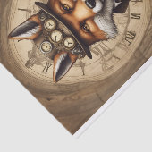  Classy Steampunk Fox Tissuepapier (Detail)