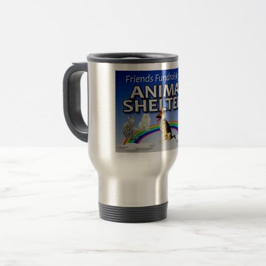 Classy-stijl. Reisbeker (Voorkant links)