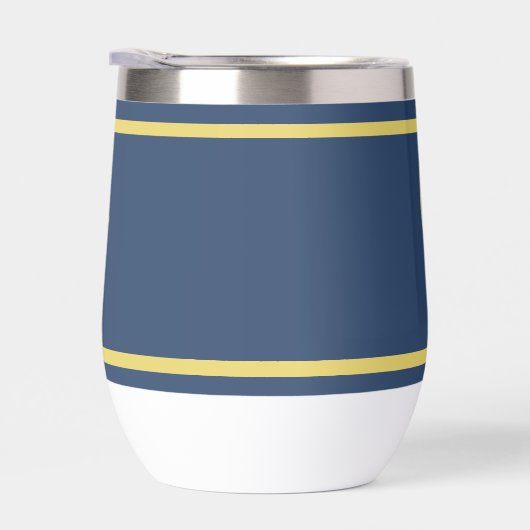 Classy stijlvol goud op Navy Graduation Caps (Rechts)