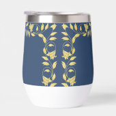 Classy stijlvol goud op Navy Graduation Caps Ivy (Rechts)