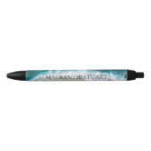Classy stijlvolle professionele strand Waterverf n Zwarte Inkt Pen (Voorkant)