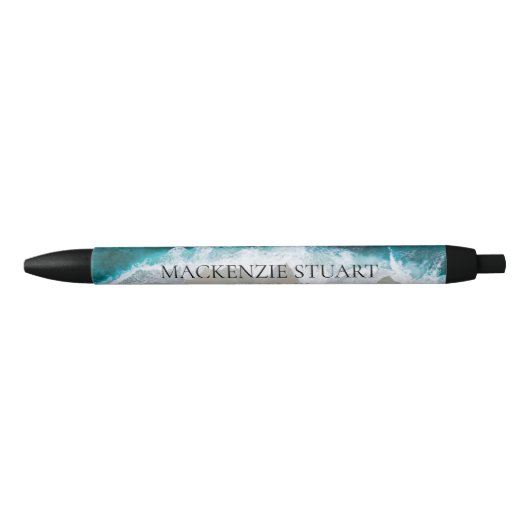 Classy stijlvolle professionele strand Waterverf n Zwarte Inkt Pen (Voorkant)