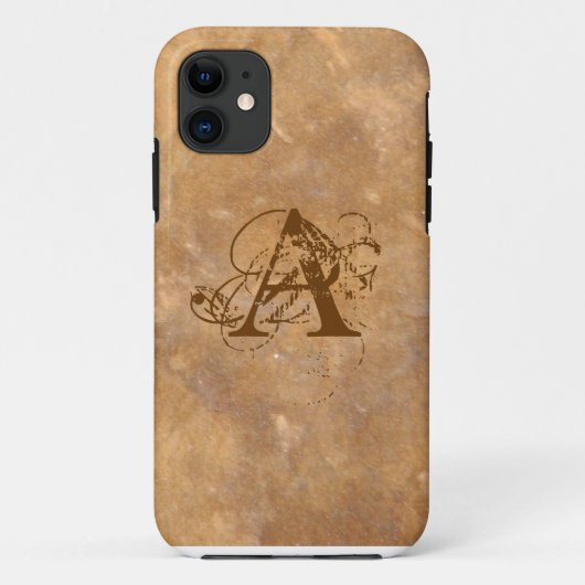 Classy Stone like Monogram Case-Mate iPhone Case (Achterkant)