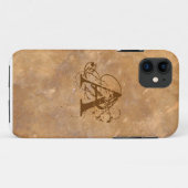 Classy Stone like Monogram Case-Mate iPhone Case (Achterkant (horizontaal))