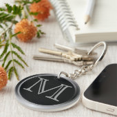 Classy Styled Monogram Sleutelhanger (Voorkant Rechts)