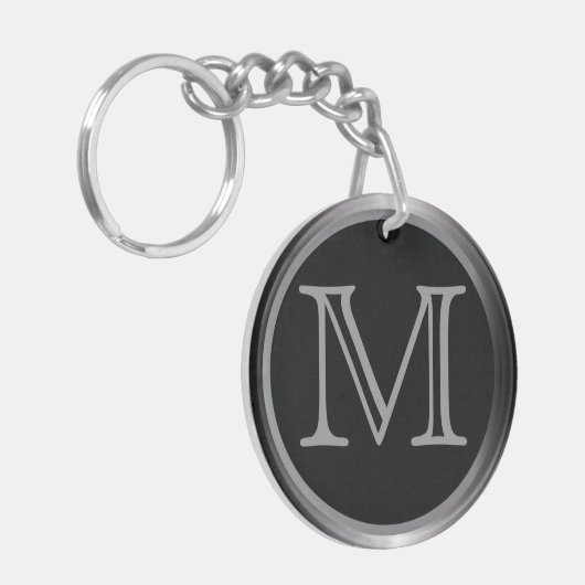 Classy Styled Monogram Sleutelhanger (Voorkant Links)