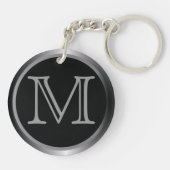 Classy Styled Monogram Sleutelhanger (Achterkant)