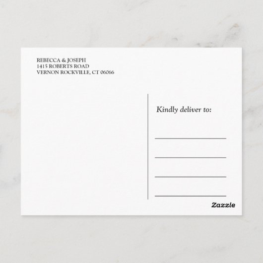 Classy Stylish Afstudeerder Pet Afstuderen Harteli Briefkaart (Achterkant)