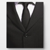 Classy Suit en Black Stropdas Fotoplaat (Voorkant)