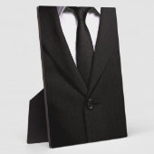 Classy Suit en Black Stropdas Fotoplaat (Zijkant)