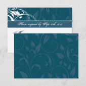CLASSY SWIRLS | RSVP-KAARTEN RSVP KAARTJE (Voorkant / Achterkant)