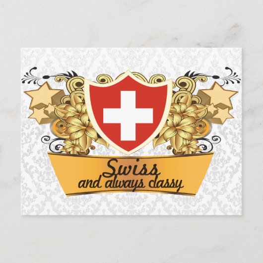 Classy Swiss Briefkaart (Voorkant)