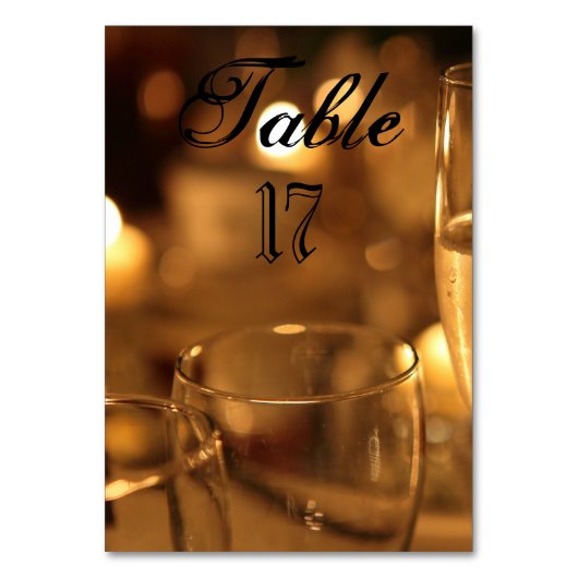 Classy Table Kaart door RoseWrites (Achterkant)