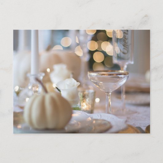 Classy tafel met Fancy plaatsinstelling Briefkaart (Voorkant)