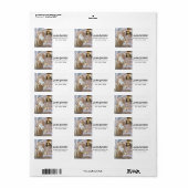 Classy tafel met Fancy plaatsinstelling Etiket (Full Sheet)