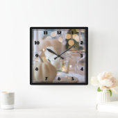 Classy tafel met Fancy plaatsinstelling Vierkante Klok (Huis)