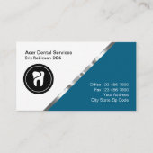 Classy Tandarts Kantoor Afspraakkaarten Visitekaartje (Voorkant)