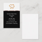 Classy Tandarts Kantoor Moderne Visitekaartjes (Voorkant / Achterkant)