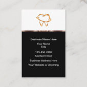 Classy Tandarts Kantoor Moderne Visitekaartjes (Voorkant)