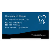 Classy tandarts Visitekaartje magneten Moderne sti (Voorkant)