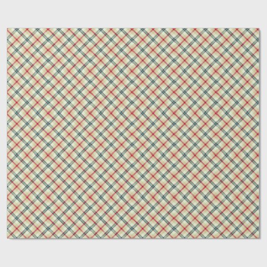 Classy Tartan Pattern Cadeaupapier (Vlak)