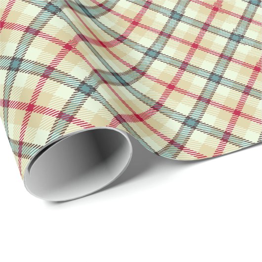 Classy Tartan Pattern Cadeaupapier (Rol Hoek)