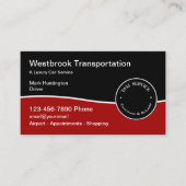 Classy Taxi Luxury Service Visitekaartjes (Voorkant)