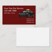 Classy Taxi-Visitekaartjes Visitekaartje (Voorkant / Achterkant)
