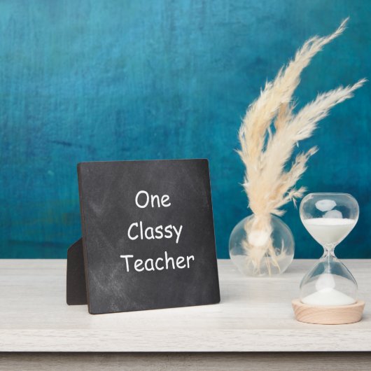 Classy Teacher Chalkboard Design Gift Idee Fotoplaat (Insitu)