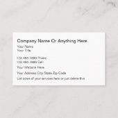 Classy Teckel Breeder Visitekaartjes (Achterkant)