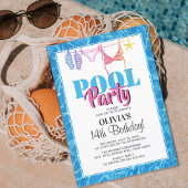 Classy Teen Pool Party | Aanbesteding op zondag Kaart