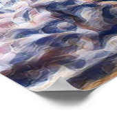 Classy Textured Floral Vase Illustration Poster (Hoek)