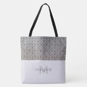 Classy Textured Monogrammed Canvas tas (Voorkant)