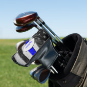 Classy Thin Blue Line American Flag Cop's vrouw Golfheadcover (Insitu)