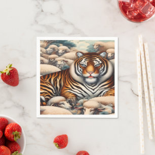 Classy Tiger Cocktail servet