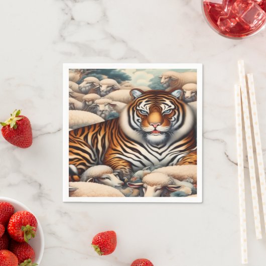 Classy Tiger Cocktail servet (Insitu)