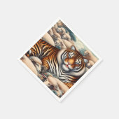 Classy Tiger Cocktail servet (Hoek)