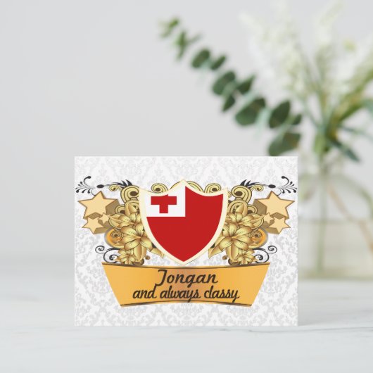 Classy Tongan Briefkaart (Staand voorkant)