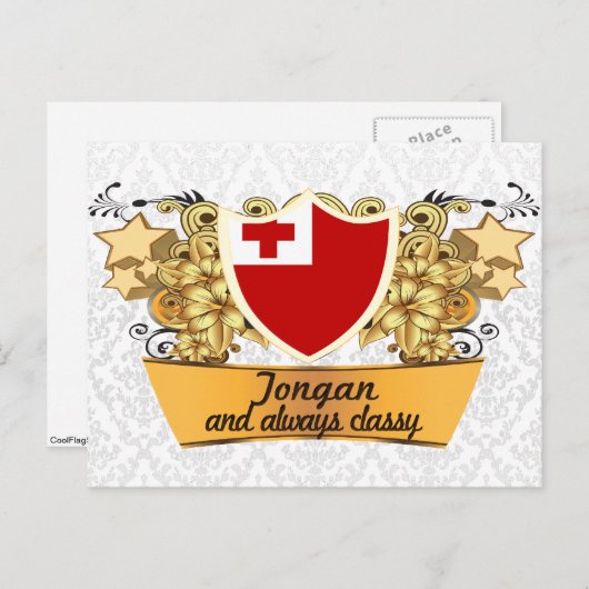 Classy Tongan Briefkaart (Voorkant / Achterkant)